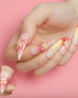 Blossom Elegance Handmade Press On Nails