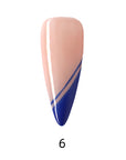 Side Bang French Extra Long Stelitto Palette Handmade Press On Nails