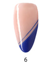 Side Bangs French Long Almond Palette Handmade Press On Nails
