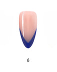 V Letter French Long Almond Palette Handmade Press On Nails