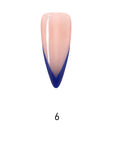 V Letter French Extra Long Stelitto Palette Handmade Press On Nails