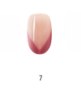 V Letter French Medium Oval Palette Handmade Press On Nails