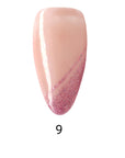 Side Bangs French Long Almond Palette Handmade Press On Nails