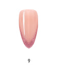 V Letter French Long Almond Palette Handmade Press On Nails