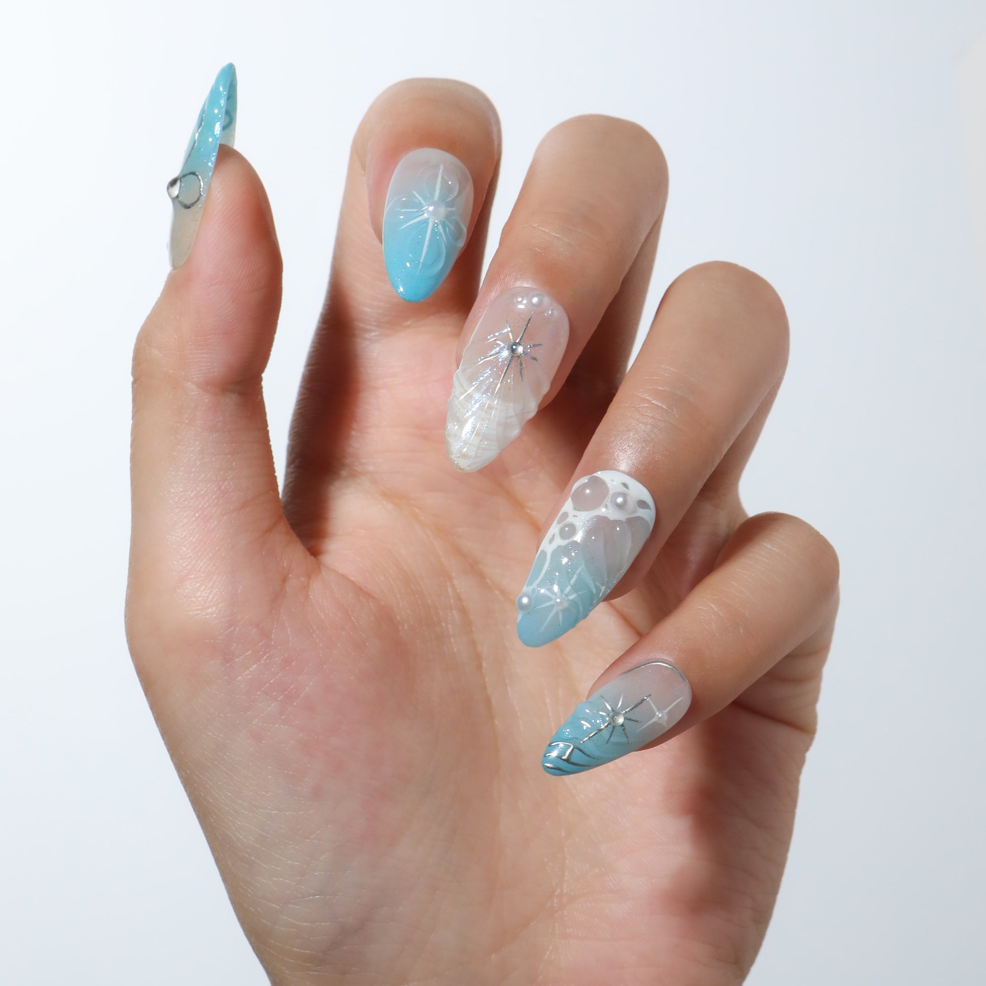 The Siren's Call Handmade Press On Nails