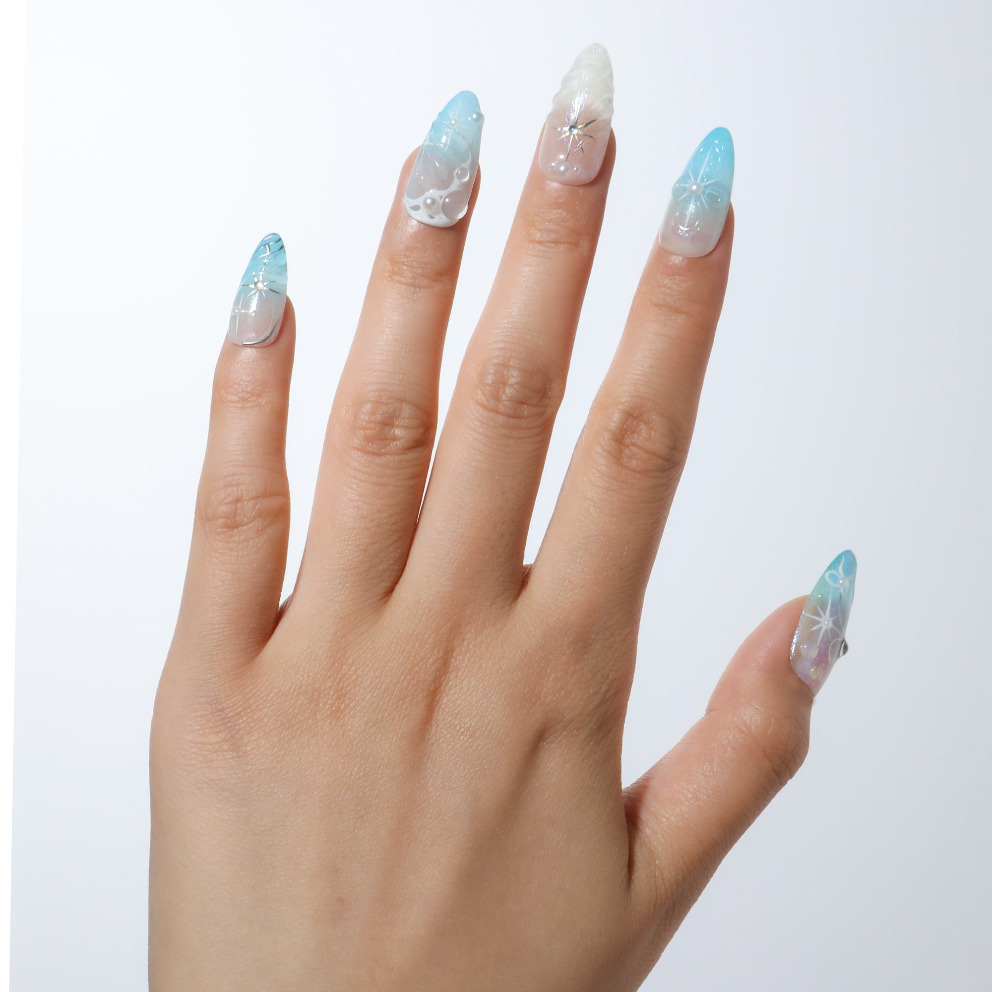 The Siren's Call Handmade Press On Nails