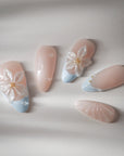 Eternal Bloom Handmade Press On Nails