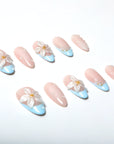 Eternal Bloom Handmade Press On Nails