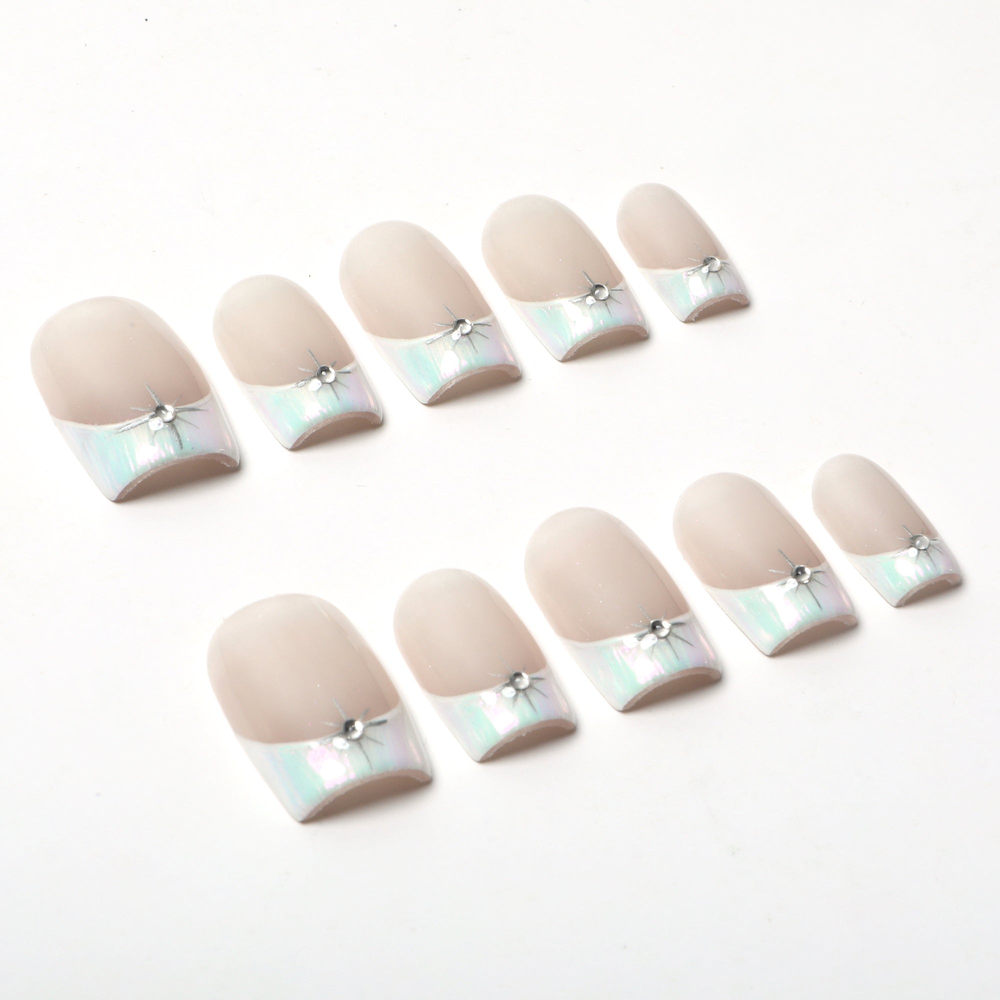 Stars in the Sky Handmade Press On Nails