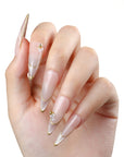 Champagne Handmade Press On Nails
