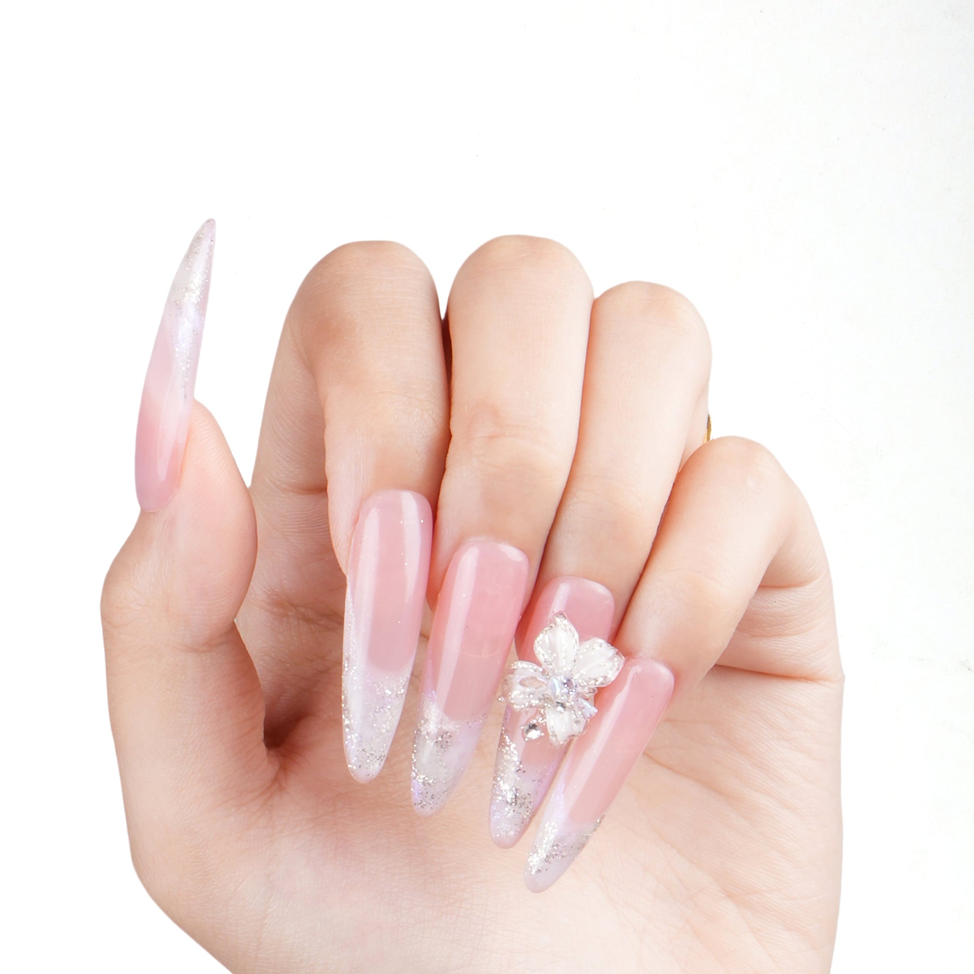 Glowy Babe Handmade Press On Nails