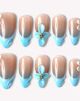 Wave Handmade Press On Nails