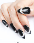 Midnight Spark Handmade Press On Nails