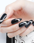 Midnight Spark Handmade Press On Nails