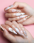 Radiant Fusion Handmade Press On Nails