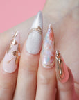 Radiant Fusion Handmade Press On Nails