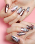 Mystic Mirage Handmade Press On Nails