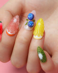Fruit Platter Handmade Press On Nails