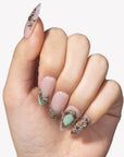 Gilded Jade Handmade Press On Nails