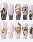 Chérie Lace Handmade Press On Nails