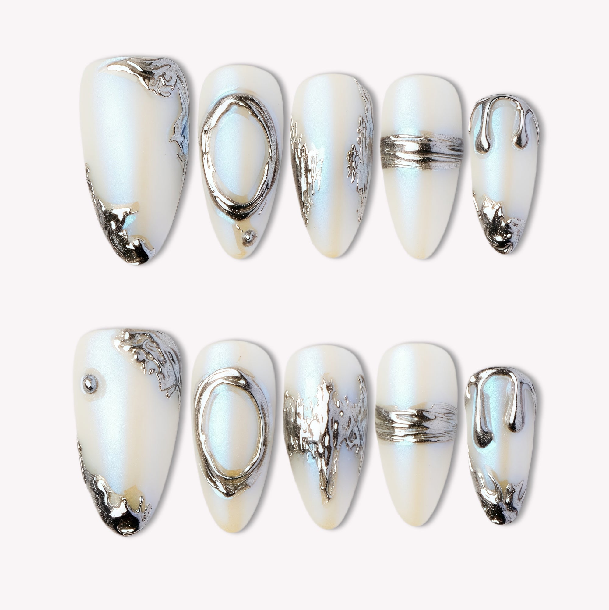 Neo Drop Handmade Press On Nails