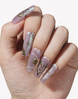 Moonlit Baroque Handmade Press On Nails