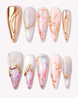 Radiant Fusion Handmade Press On Nails