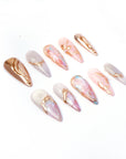 Radiant Fusion Handmade Press On Nails