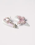 Crystal Locket Handmade Press On Nails