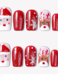 Jolly Winter Story Handmade Press On Nails