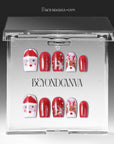 Jolly Winter Story Handmade Press On Nails
