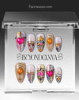 Stained Glass Handmade Press On Nails