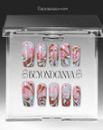 Psychedelic Whimsy Handmade Press On Nails