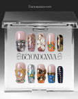 Antique Kaleidoscope Handmade Press On Nails