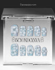 Bluebell Bloom Handmade Press On Nails