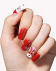 Jolly Winter Story Handmade Press On Nails