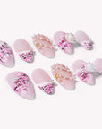 Camellia Pearl Atelier Handmade Press On Nails