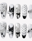 Coco Dot Affair Handmade Press On Nails
