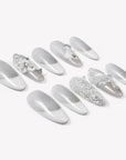 Snowlace Whisper Handmade Press On Nails