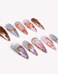 Radiant Fusion Handmade Press On Nails