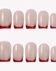 Scarlet French Handmade Press On Nails