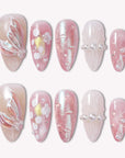 Blush Siren Handmade Press On Nails