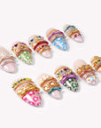 Sunset Gypsy Handmade Press On Nails