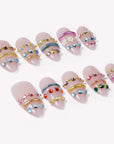 Jewel Band Handmade Press On Nails