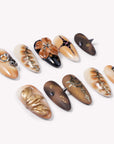 Gilded Thorn Handmade Press On Nails