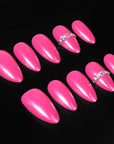 Pink Statement Handmade Press On Nails