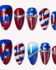 Liberty Glitz Handmade Press On Nails