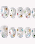 Gem Treasure Handmade Press On Nails