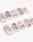 Gilded Horizon Handmade Press On Nails