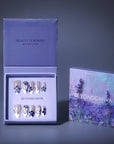 Indigo Bloom Handmade Press On Nails